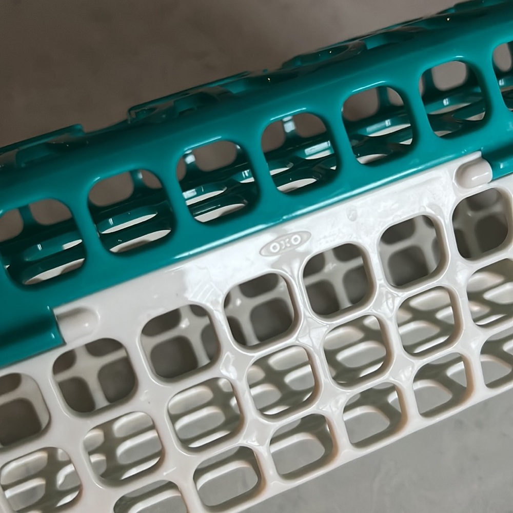 OXO Tot Dishwasher Basket for Bottle Parts & Accessories, Teal - Picture 3 of 3
